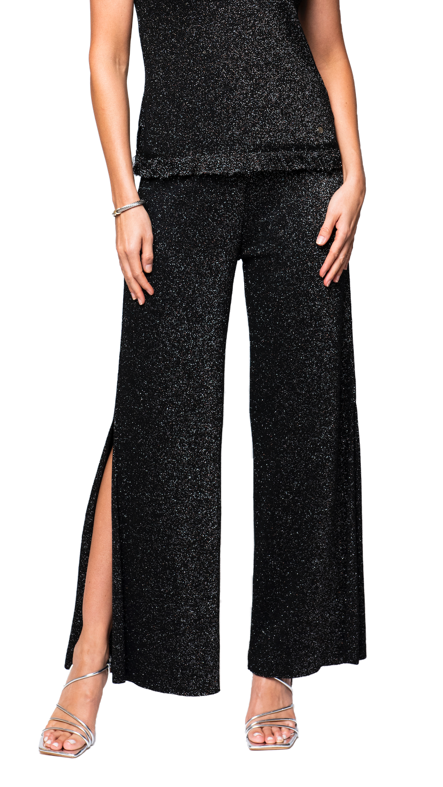 Shimmer Pants - Black