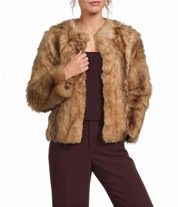 CARRIE FAUX FUR JACKET