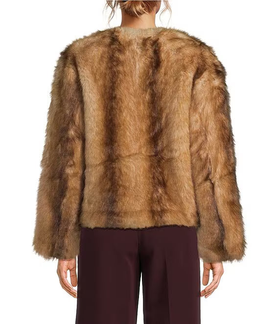 CARRIE FAUX FUR JACKET