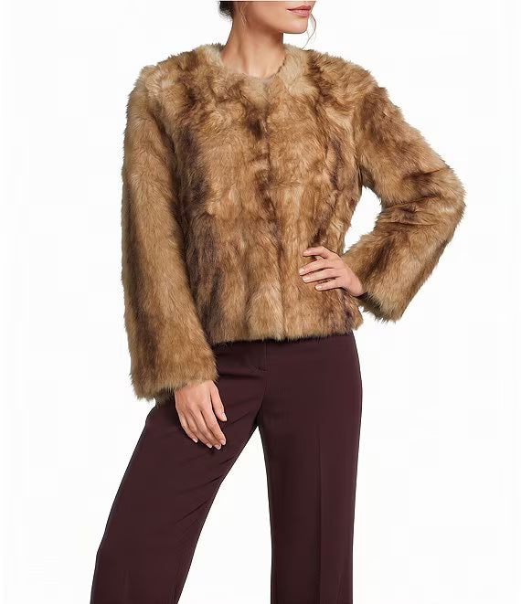 CARRIE FAUX FUR JACKET