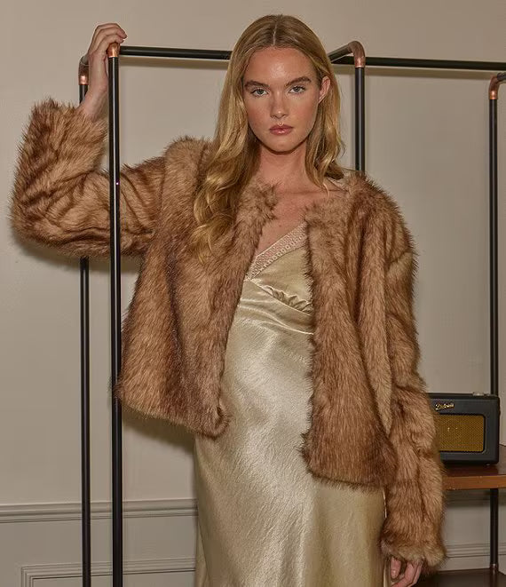 CARRIE FAUX FUR JACKET