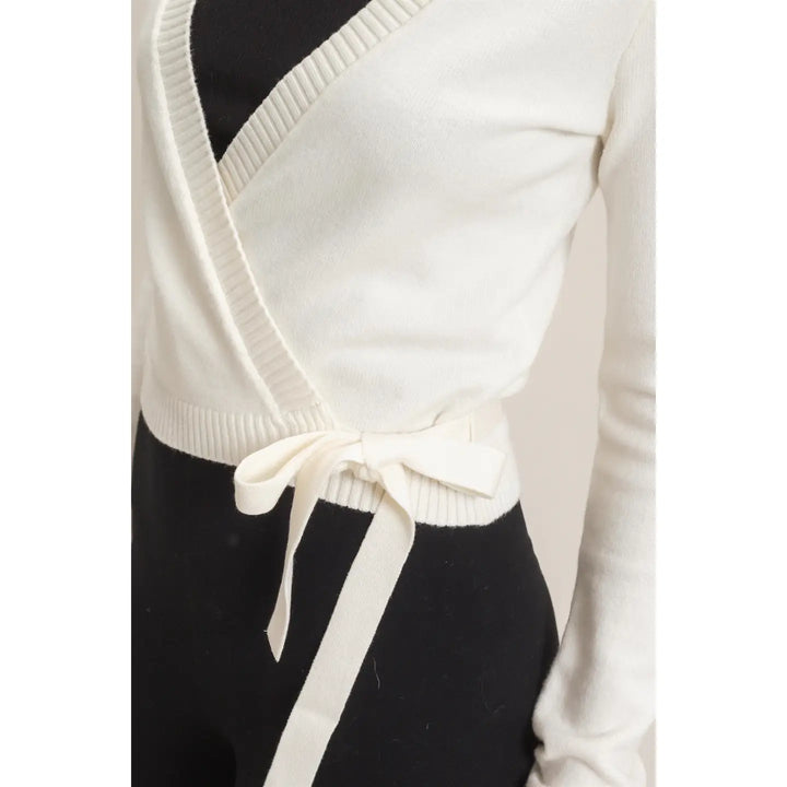 WRAP KNIT CARDIGAN