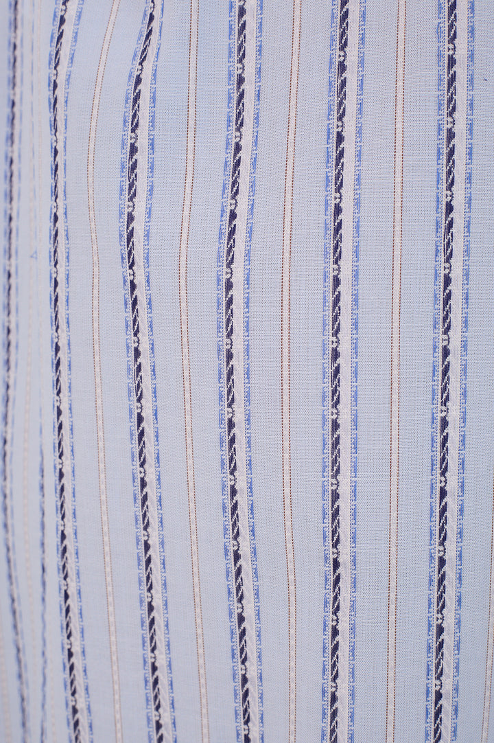 Striped Ruffle Maxi Dress