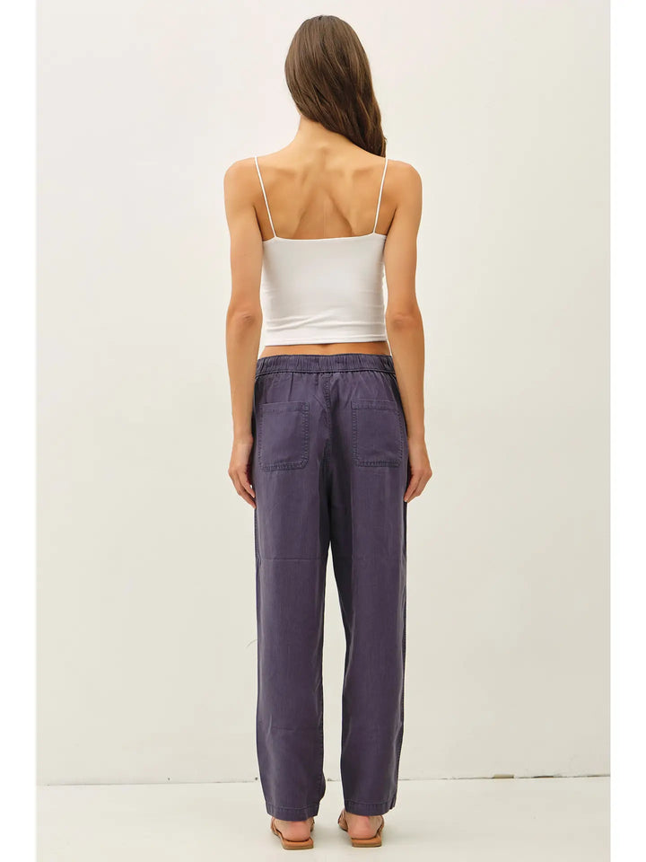 TENCEL TAPERED PANTS