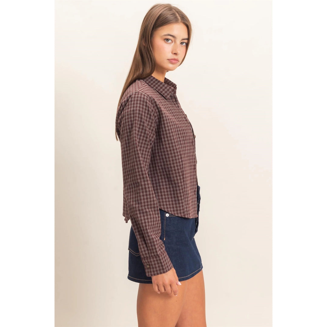 PLAID LONG SLEEVE SHIRT