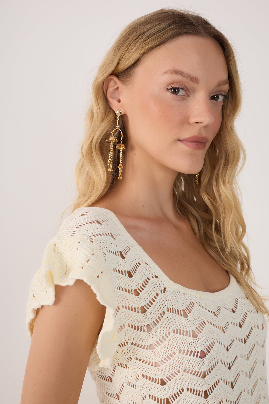 Crochet Flutter Top
