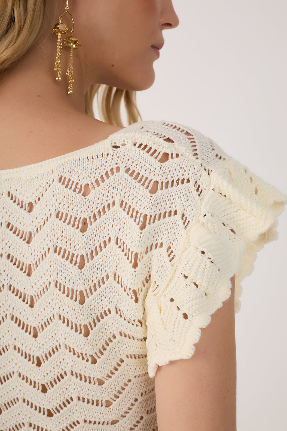 Crochet Flutter Top