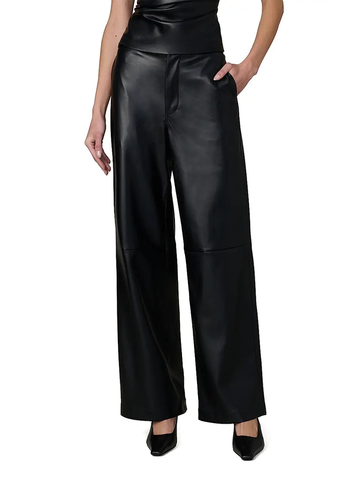 THE VEGAN LEATHER TROUSER