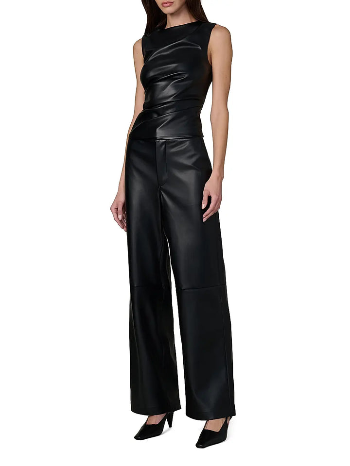 THE VEGAN LEATHER TROUSER