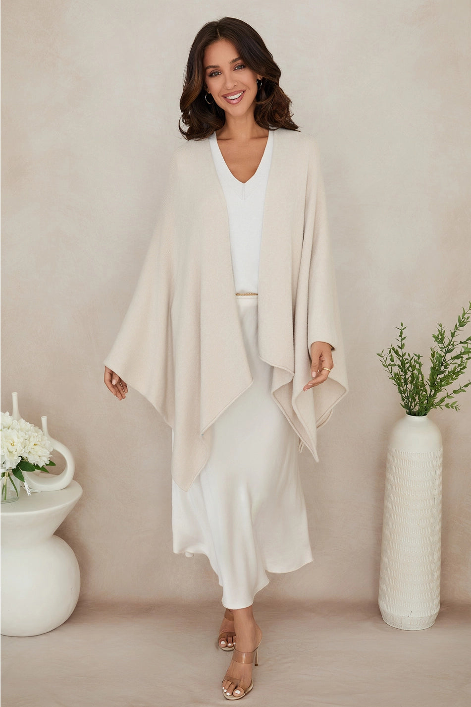 KNIT DOLMAN OPEN CARDIGAN