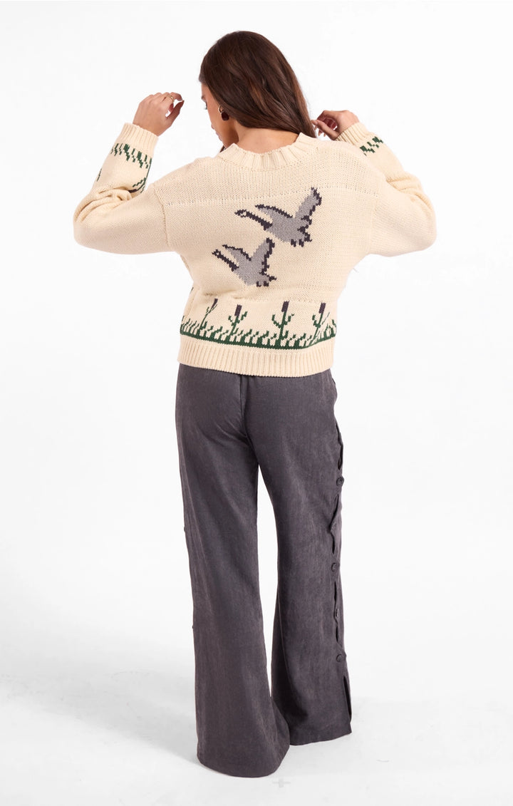 SONGBIRD ZIP SWEATER