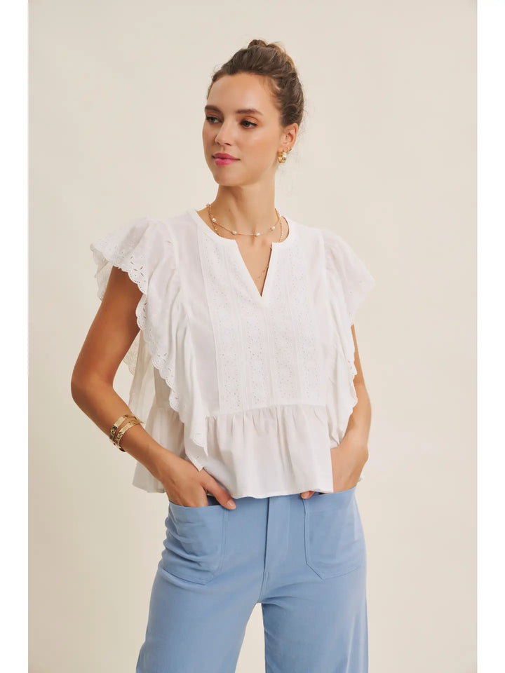 STRETCHY ANKLE PANTS WITH POCKETS
