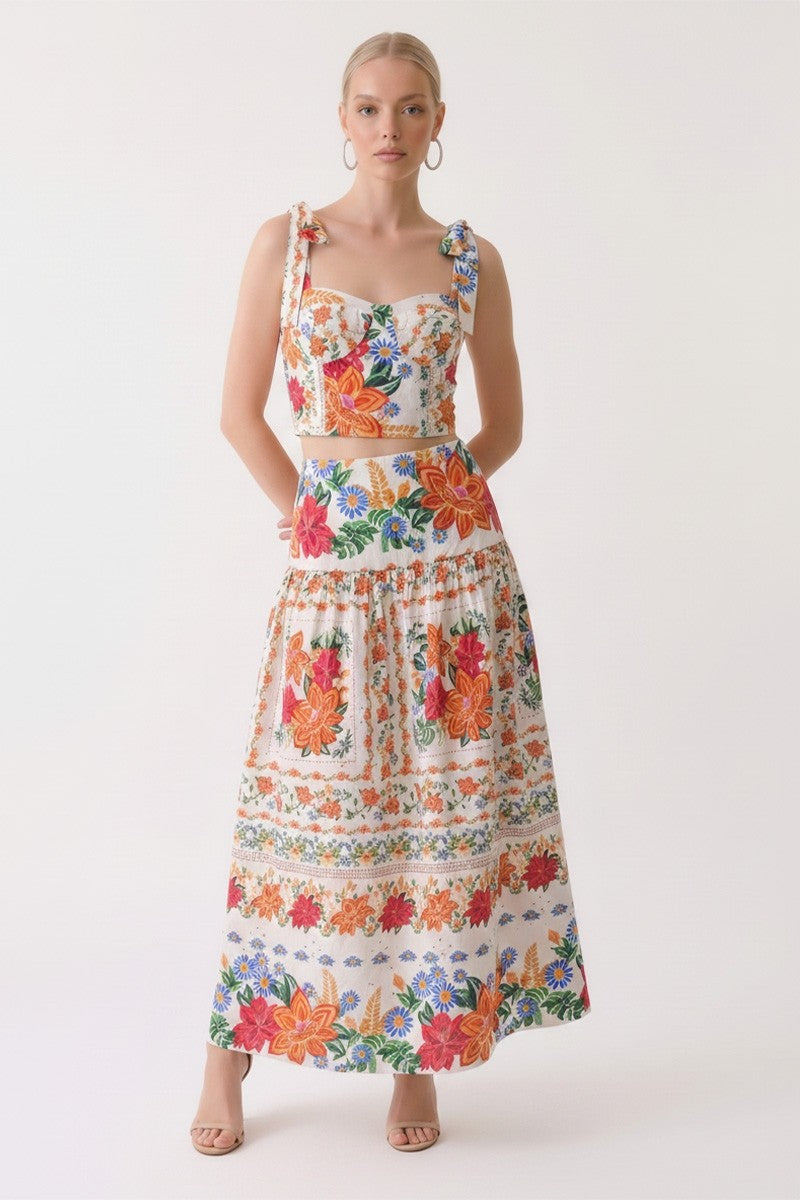 FLOWY MAXI SKIRT