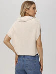 CATE SLEEVELESS TURTLENECK SWEATER