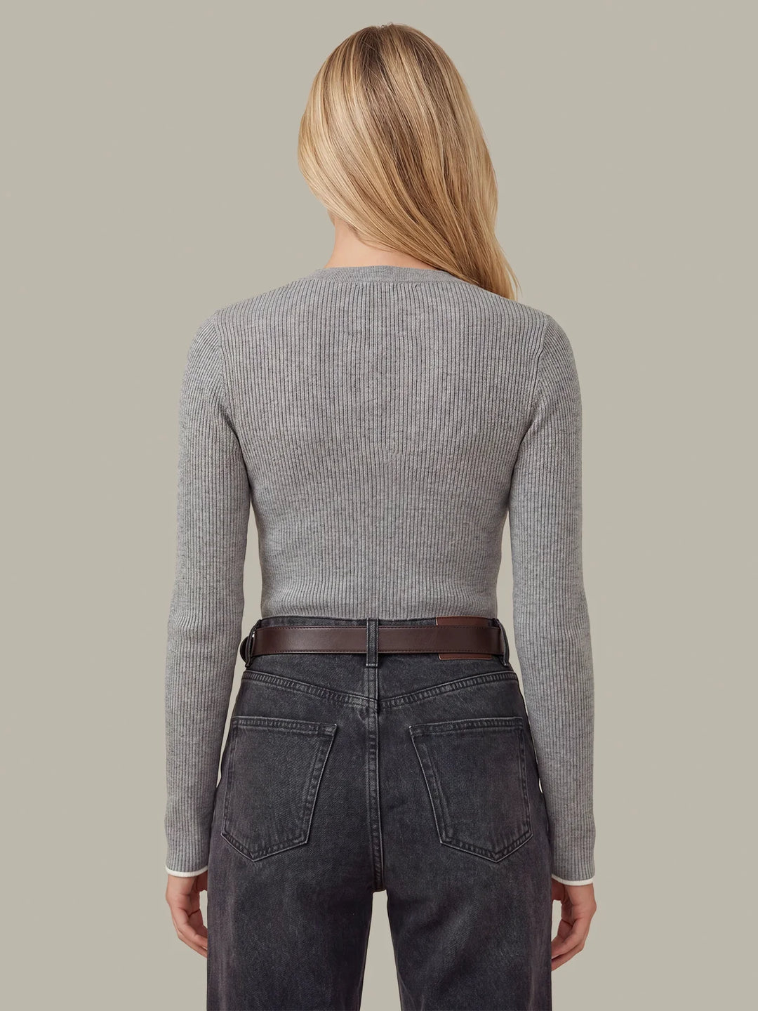 EMMELINE RIB LAYERED HENLEY