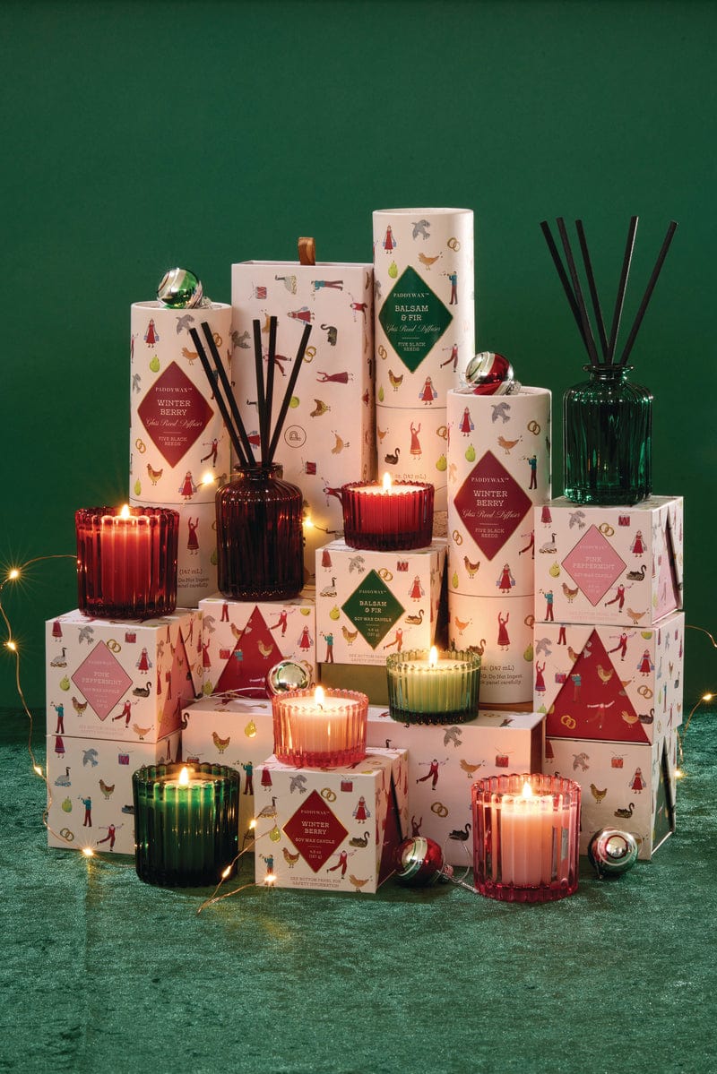 HOLIDAY 4.5 OZ CANDLE & MATCH SET
