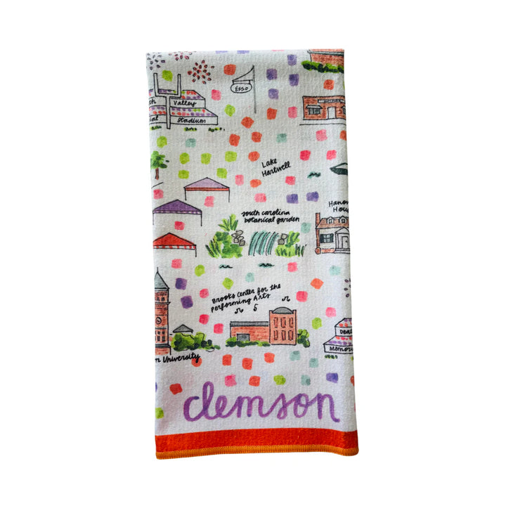 CLEMSON TEA TOWEL - DOUBLE SIDED