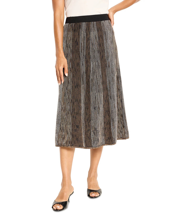 OMBRE PIXEL KNIT SKIRT