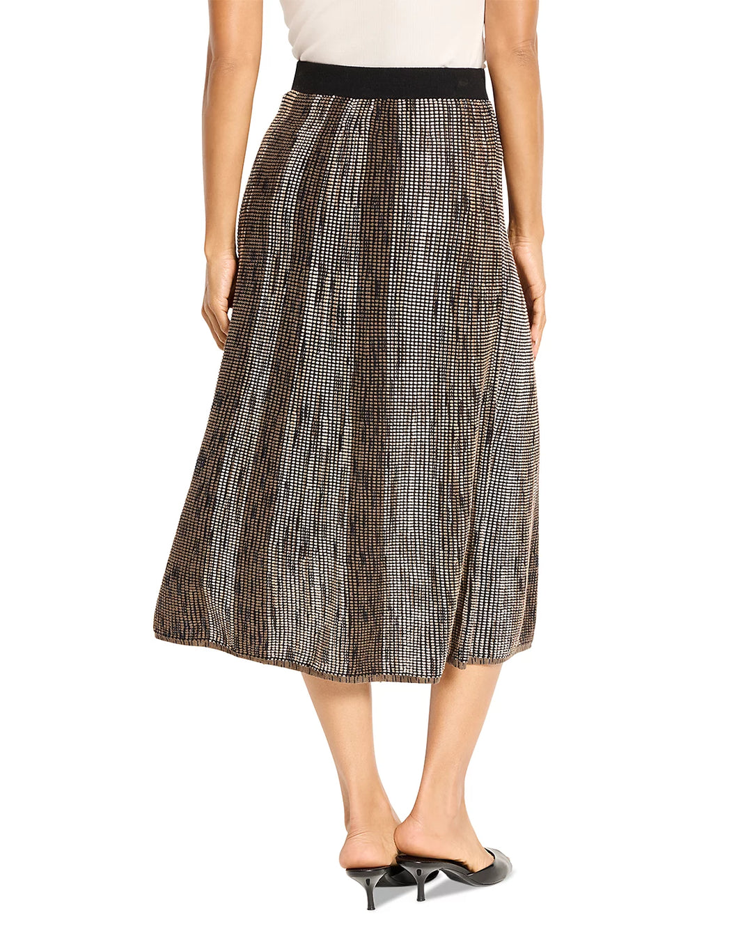 OMBRE PIXEL KNIT SKIRT