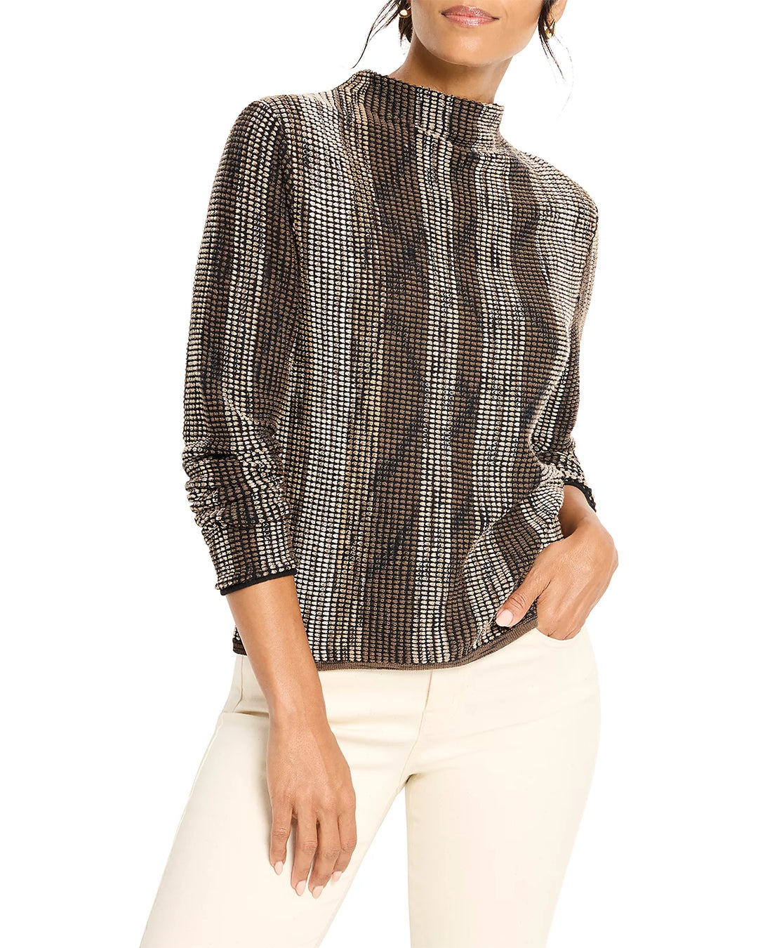 OMBRE PIXEL KNIT SWEATER