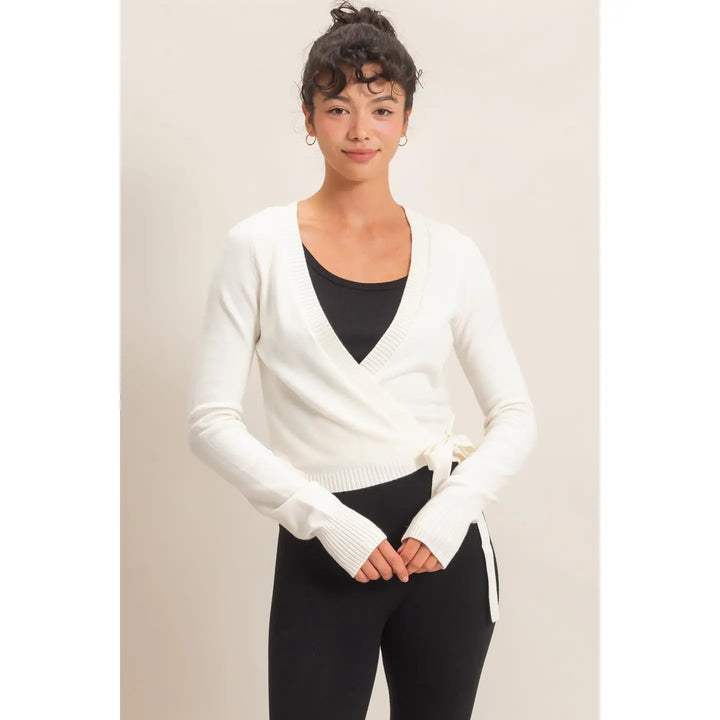 WRAP KNIT CARDIGAN