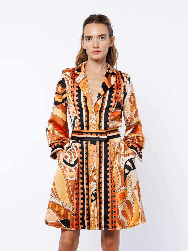 BREEZE PRINTED MINI DRESS