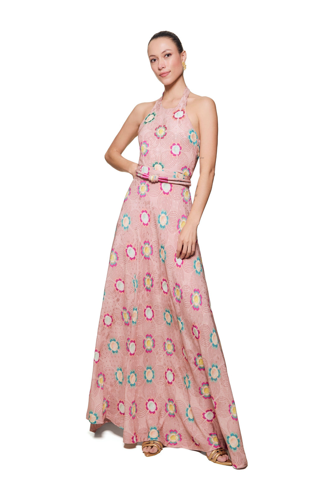 MANGO GOLD DRESS