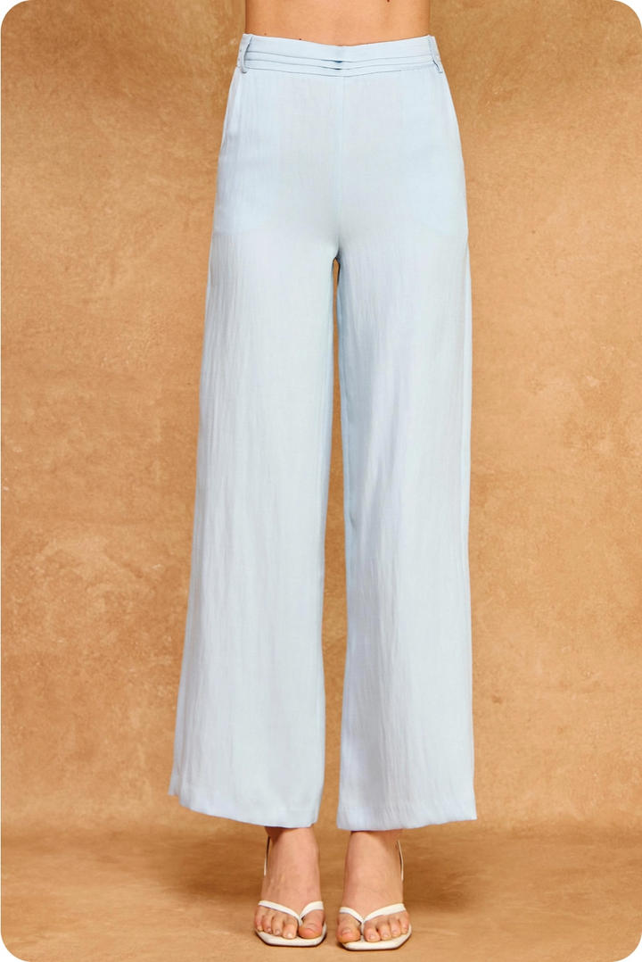HIGH-WAISTED WIDE LEG TROUSERS