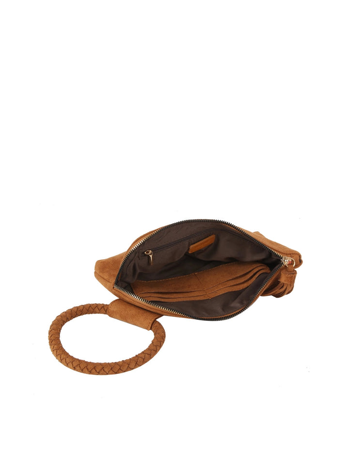 BRAIDED-RING CLUTCH
