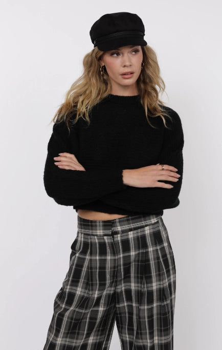 REMEMBER ME OVERLAPPED BACK SWEATER