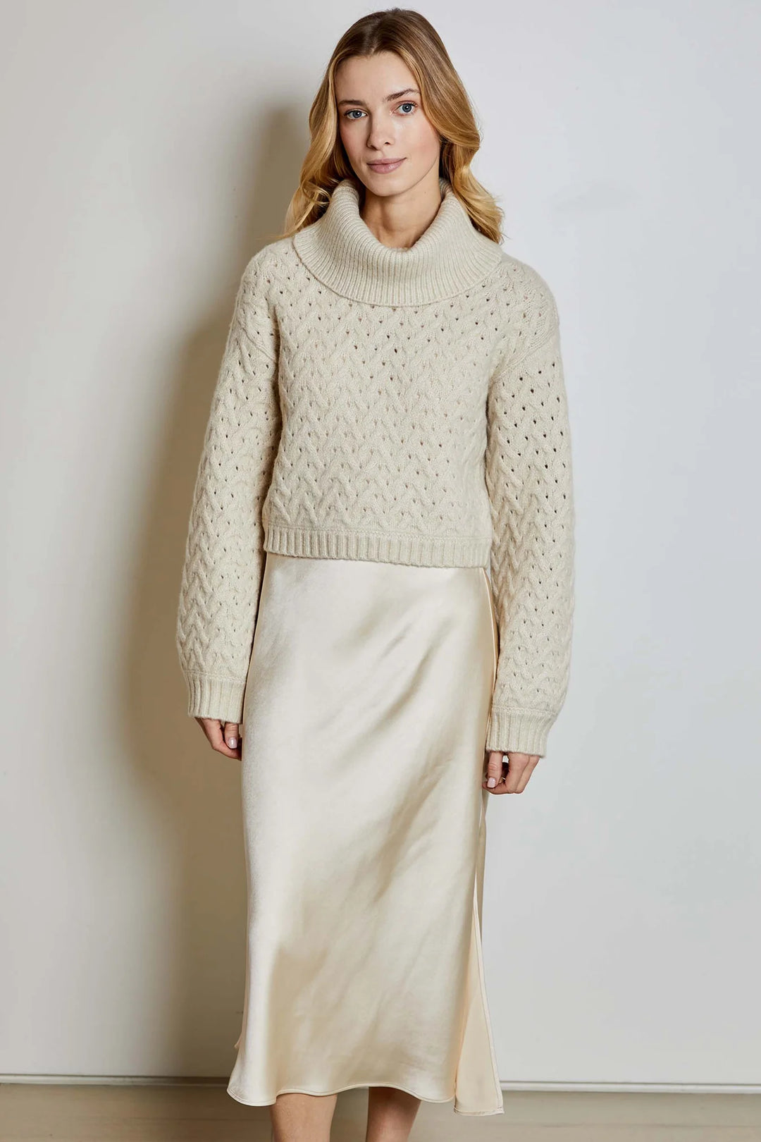 ANI SWEATER DRESS COMBO PARCHMENT COMBO I / Large / DHGK2004 ANI SWEATER DRESS COMBO PARCHMENT COMBO I / Large / DHGK2004