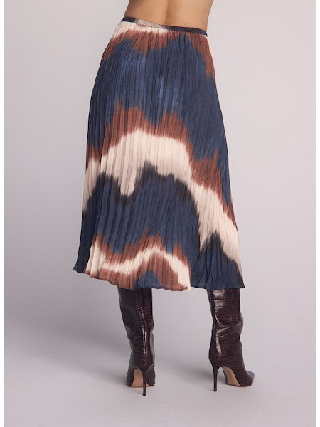 PLEATED SKIRT WITH TIE