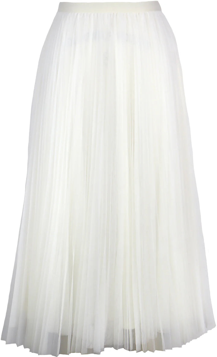 SHARLENE PLEATED TULLE SKIRT