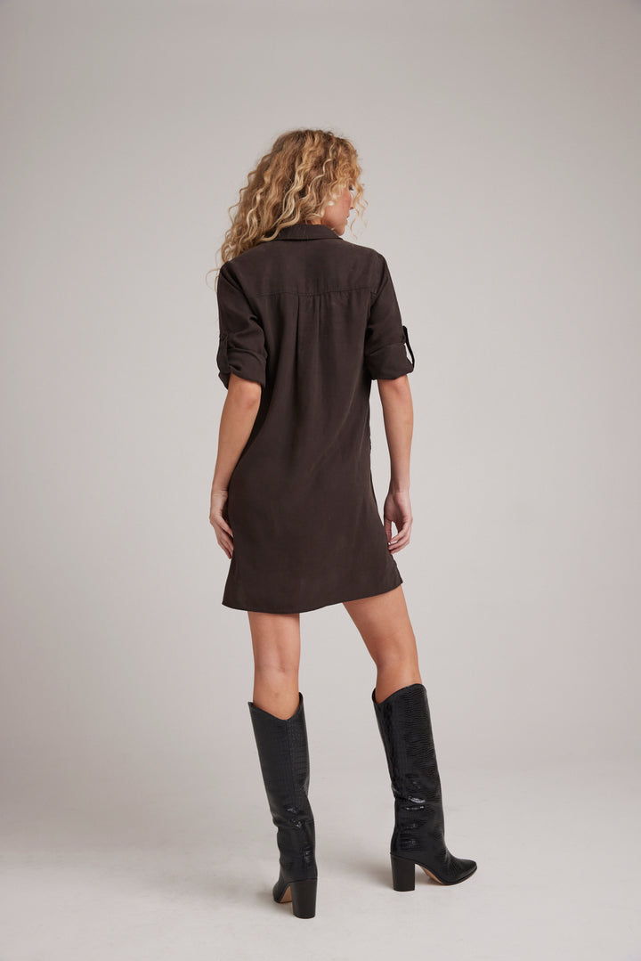 B6643-654-303 - LONG SLEEVE A-LINE DRESS