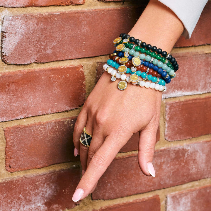 DG THE LOVE BEADED STRETCH BRACELET