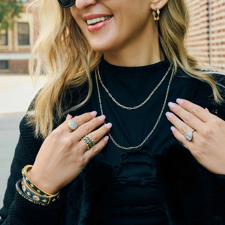 SIGNATURE GRIT CHAIN LINK NECKLACE