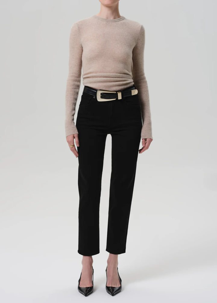 CAIA STRAIGHT IN PLUSH BLACK