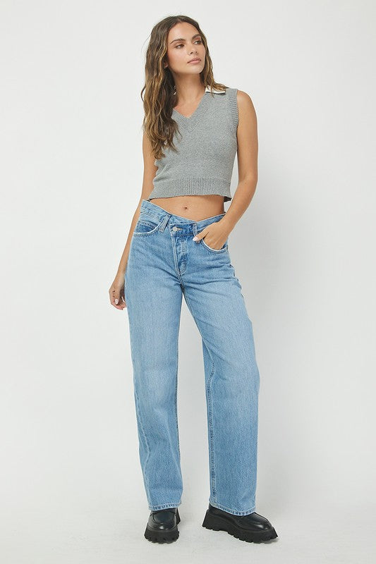 CROPPED SWEATER VEST