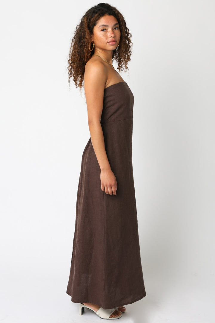 IRISE LINEN MAXI DRESS