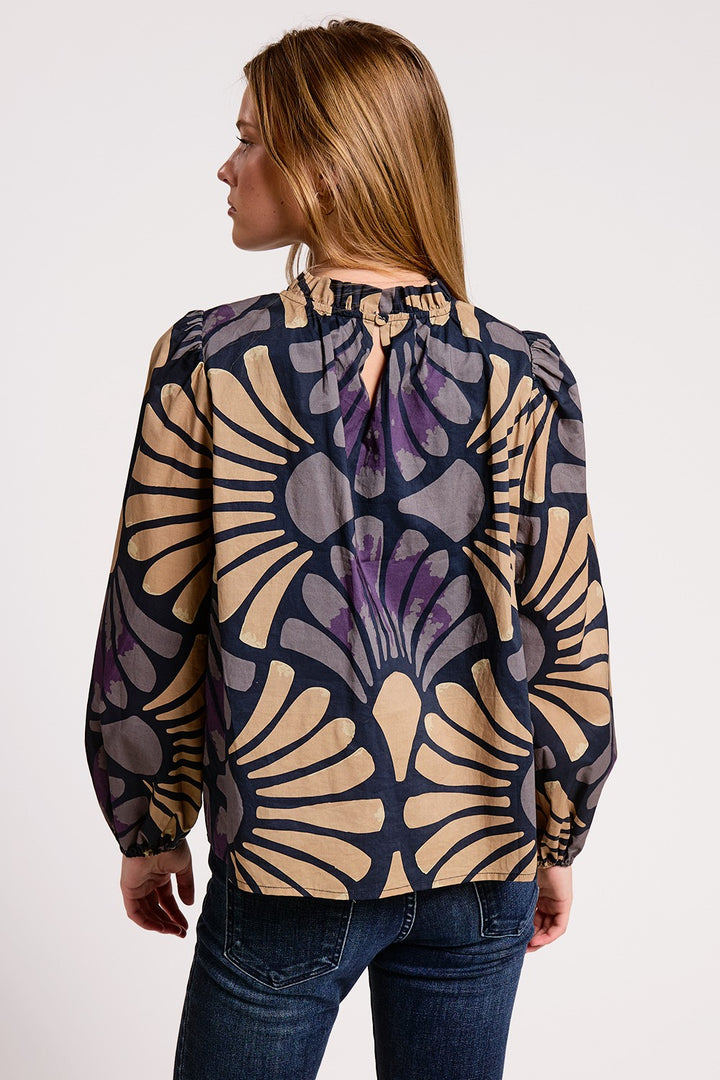VINTAGE BOTANICA LONG SLEEVE BLOUSE