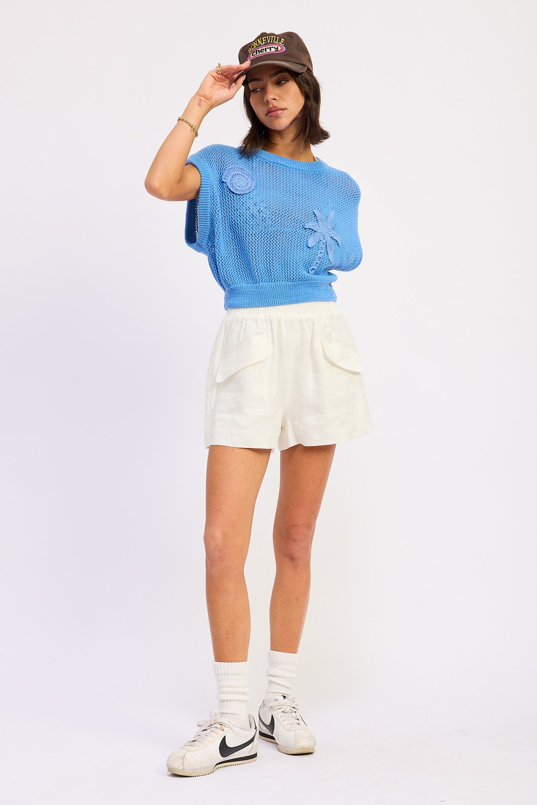 CROCHET PATCH CROP TOP