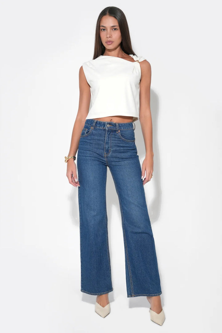 DELILAH ASYMMETRIC NECK TOP
