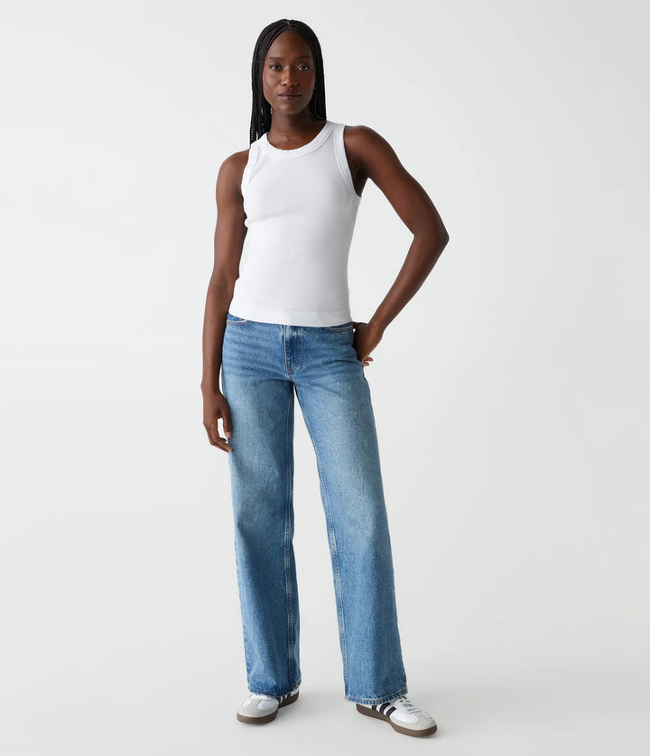 GINA WIDE BINDING CROP TANK