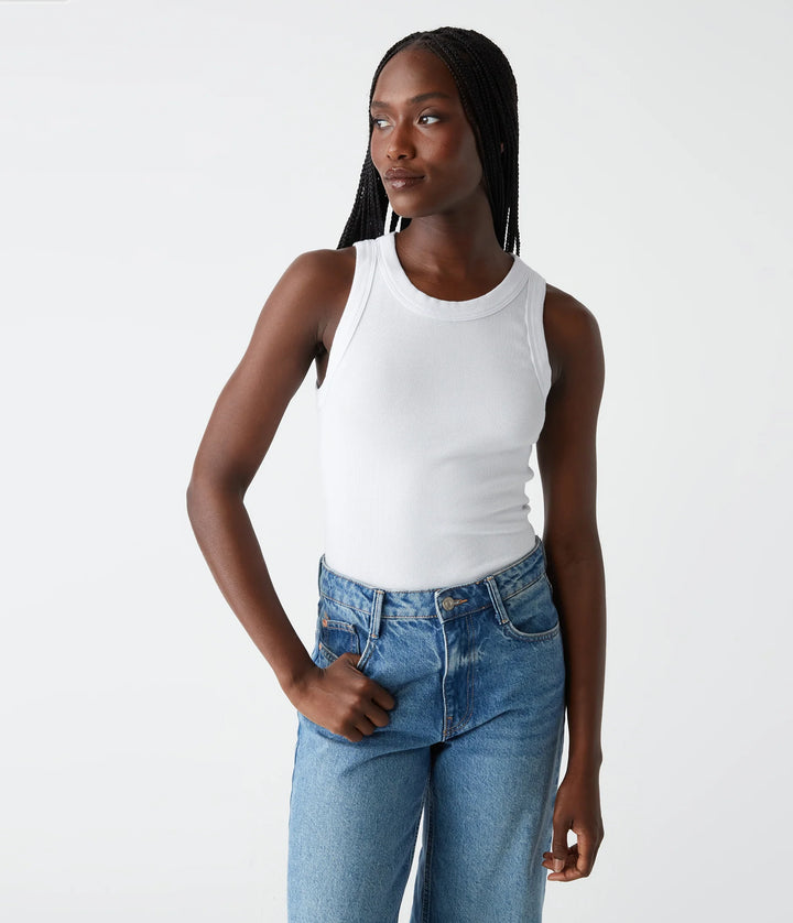 GINA WIDE BINDING CROP TANK