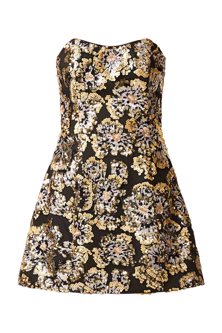 CELESTE STRAPLESS MINI DRESS