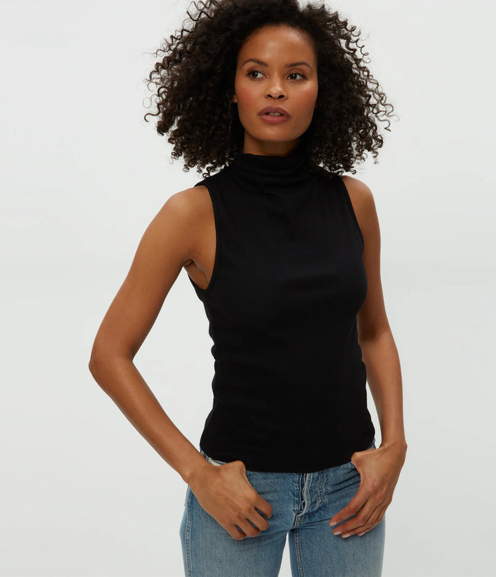 CHIARA DRAPE NECK TANK
