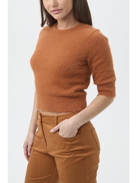 MALIAH FUZZY SWEATER