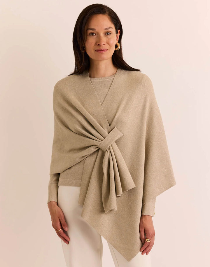 TOBI TAB SHIMMER WRAP