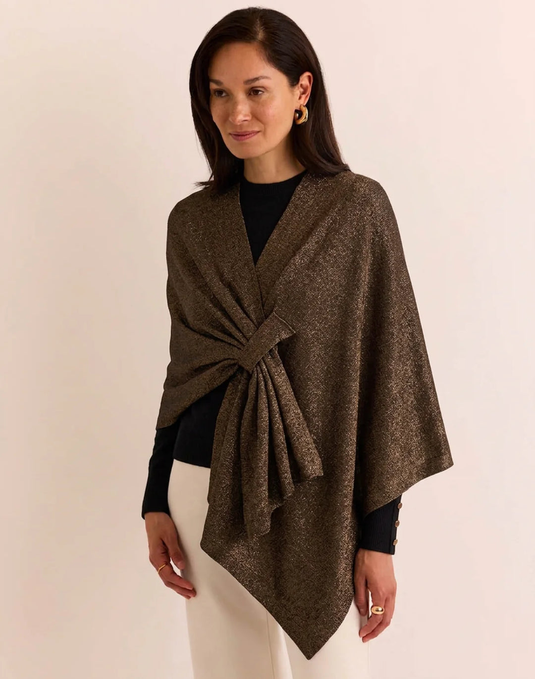 TOBI TAB SHIMMER WRAP