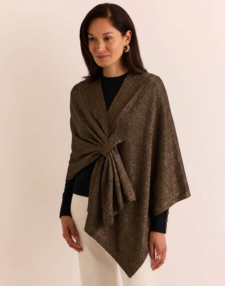 TOBI TAB SHIMMER WRAP